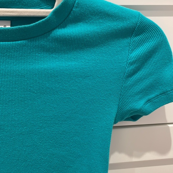 Tna crop top size:xs colour:greenish blue - Picture 4 of 4